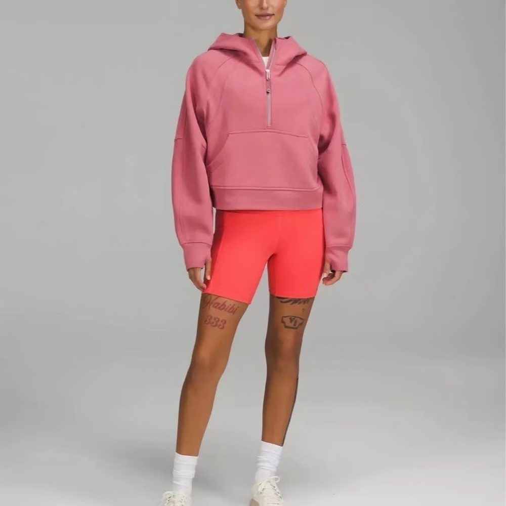 Lululemon Scuba Oversized Half-Zip Hoodie M/L in Brier Rose